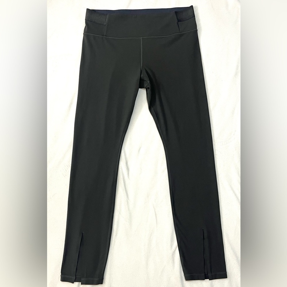 Athleta Aura Split Pants Women’s Gray Athletic Exercise Stretch Legging XL